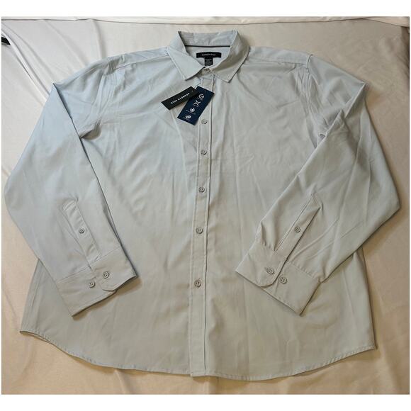 Kenneth Cole Men's Light Blue Button-Down NWT Size XXL - Picture 2 of 5